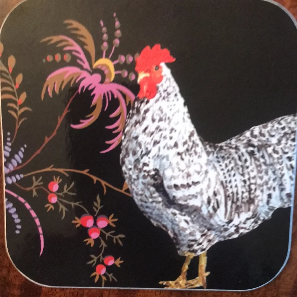 Williams-Sonoma Rooster Français Coasters